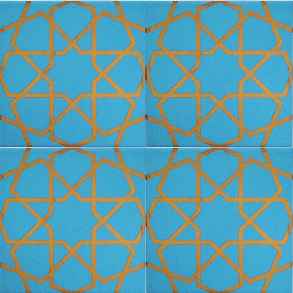 ÇİNİ KAROLAR 20X20 D-89 Metalik Yıldız Geçme